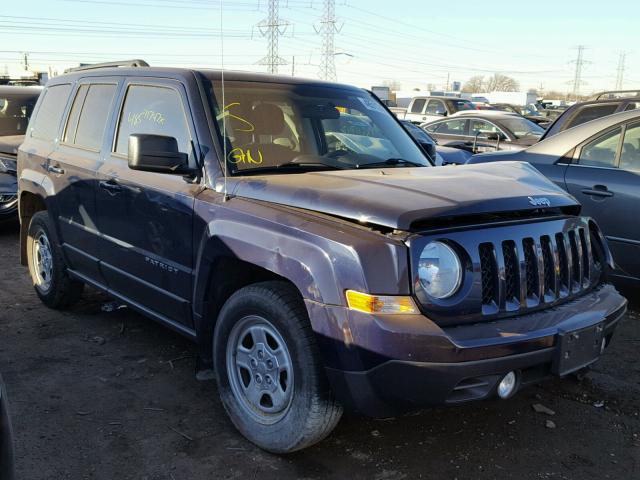 1C4NJPBB8FD179030 - 2015 JEEP PATRIOT SP BLUE photo 1