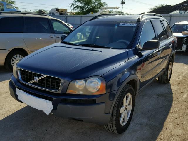 YV1CY59H641125994 - 2004 VOLVO XC90 BLUE photo 2