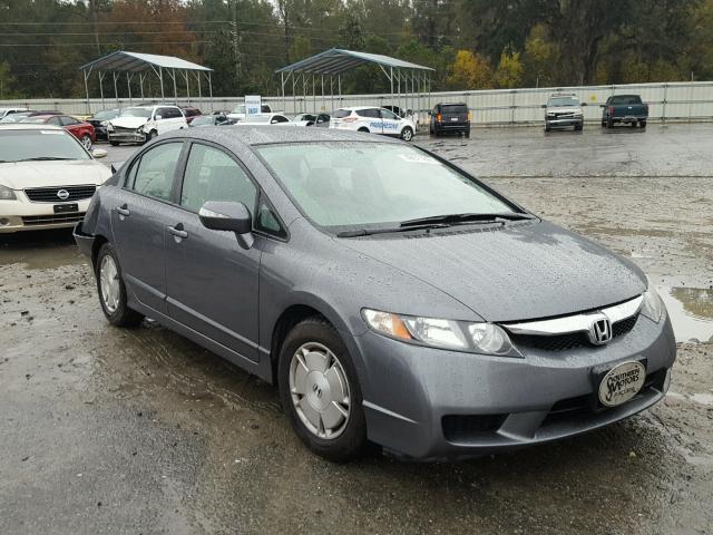 JHMFA36259S017619 - 2009 HONDA CIVIC HYBR GRAY photo 1