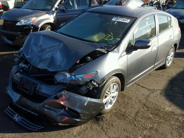 JHMZE2H7XBS011647 - 2011 HONDA INSIGHT EX CHARCOAL photo 2