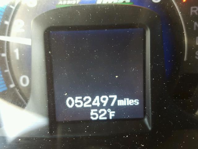 JHMZE2H7XBS011647 - 2011 HONDA INSIGHT EX CHARCOAL photo 8