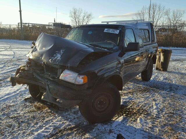 4F4YR46U88PM00294 - 2008 MAZDA B3000 CAB BLACK photo 2