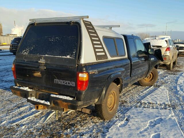 4F4YR46U88PM00294 - 2008 MAZDA B3000 CAB BLACK photo 4