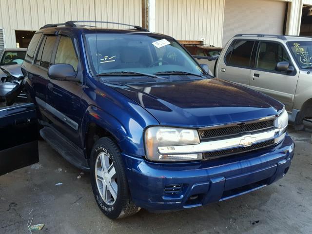 1GNDT13S342438878 - 2004 CHEVROLET TRAILBLAZE BLUE photo 1