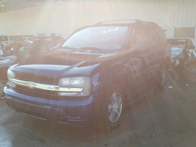 1GNDT13S342438878 - 2004 CHEVROLET TRAILBLAZE BLUE photo 2