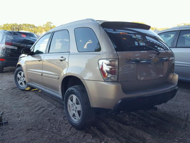 2CNDL63F166135222 - 2006 CHEVROLET EQUINOX LT GOLD photo 3