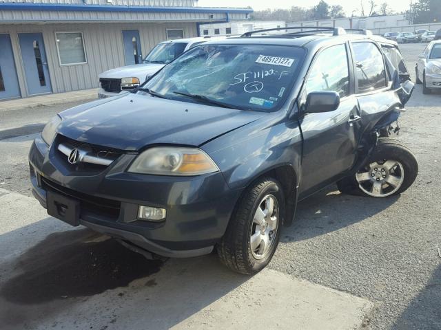 2HNYD18274H524924 - 2004 ACURA MDX CHARCOAL photo 2