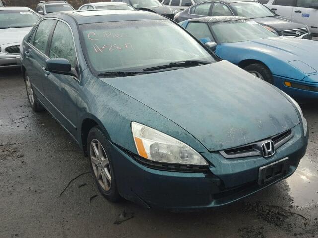 1HGCM665X3A007528 - 2003 HONDA ACCORD EX GREEN photo 1