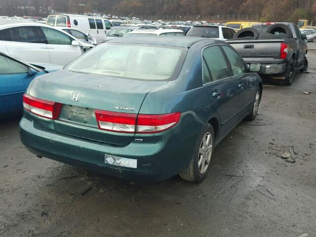 1HGCM665X3A007528 - 2003 HONDA ACCORD EX 绿色 照片 4