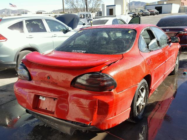 1G2WP52K0XF321954 - 1999 PONTIAC GRAND PRIX წითელი ფოტო 4