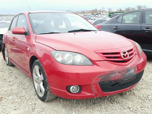 JM1BK143941126838 - 2004 MAZDA 3 HATCHBAC RED photo 1