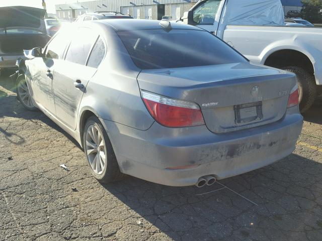 WBANV93579C132605 - 2009 BMW 535 XI GRAY photo 3