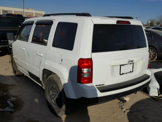 1C4NJPBB9FD399258 - 2015 JEEP PATRIOT SP WHITE photo 3