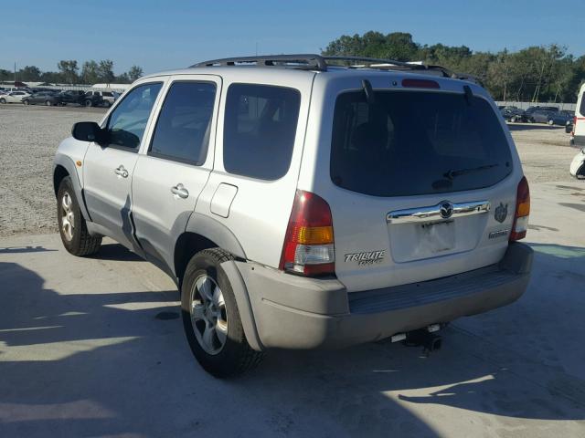 4F2YU07141KM42629 - 2001 MAZDA TRIBUTE DX SILVER photo 3