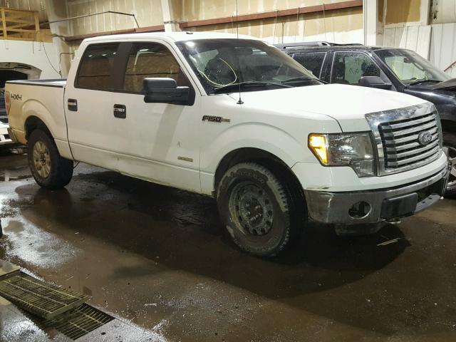 1FTFW1ET4BFB45348 - 2011 FORD F150 SUPER WHITE photo 1