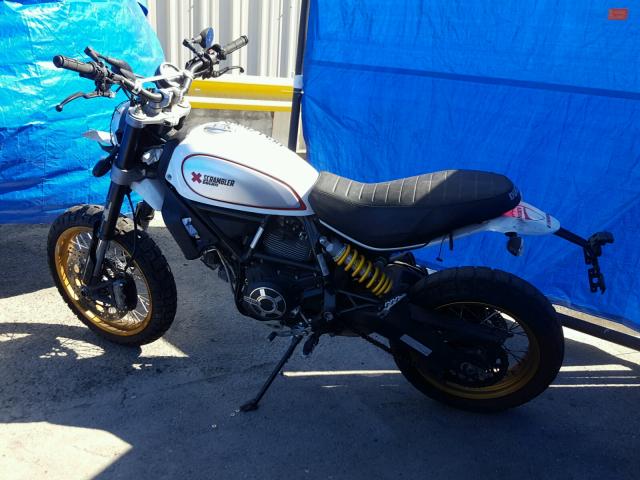 ML0KAFBM7JT000473 - 2018 DUCATI SCRAMBLER WHITE photo 3