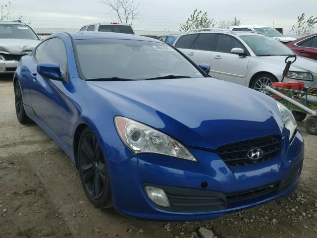 KMHHT6KD2AU021399 - 2010 HYUNDAI GENESIS BLUE photo 1