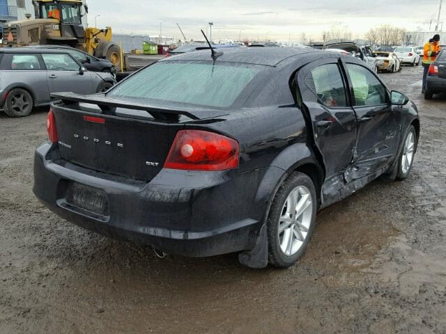 1B3BD1FGXBN530720 - 2011 DODGE AVENGER MA BLACK photo 4