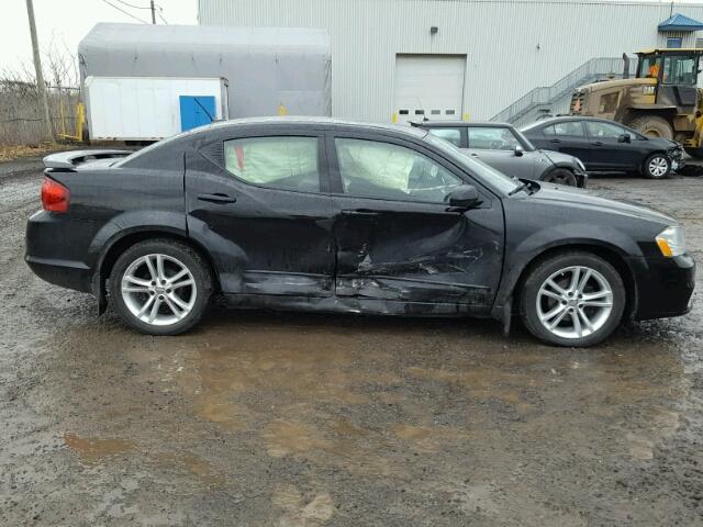 1B3BD1FGXBN530720 - 2011 DODGE AVENGER MA BLACK photo 9