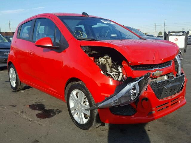 KL8CD6S93FC791642 - 2015 CHEVROLET SPARK 1LT RED photo 1