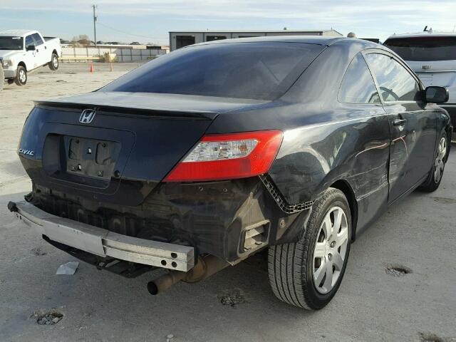 2HGFG1B62AH525976 - 2010 HONDA CIVIC LX BLACK photo 4