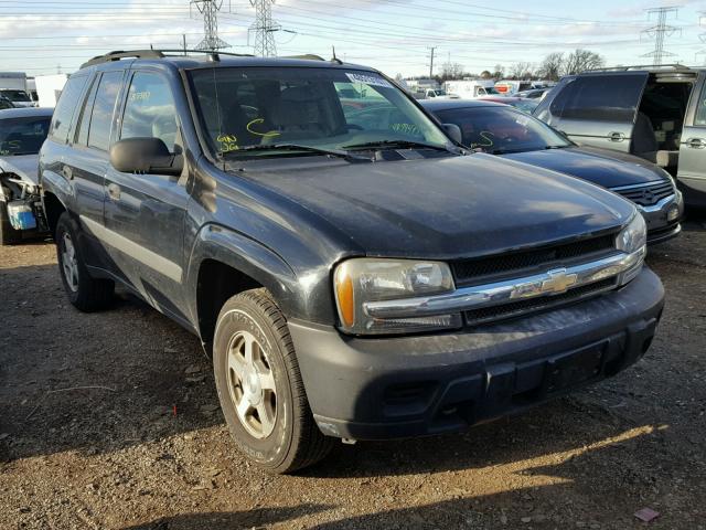 1GNDT13S652260014 - 2005 CHEVROLET TRAILBLAZE BLACK photo 1