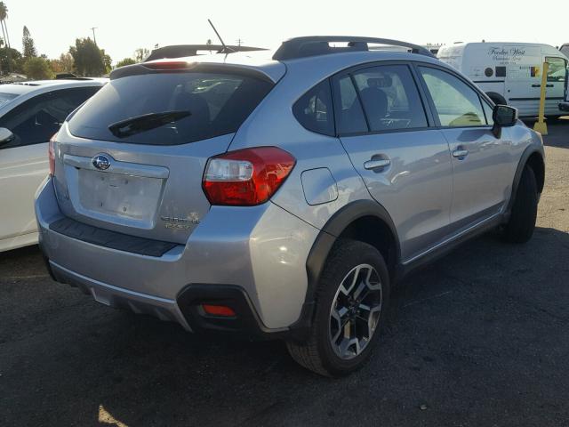 JF2GPABC5H8204248 - 2017 SUBARU CROSSTREK SILVER photo 4