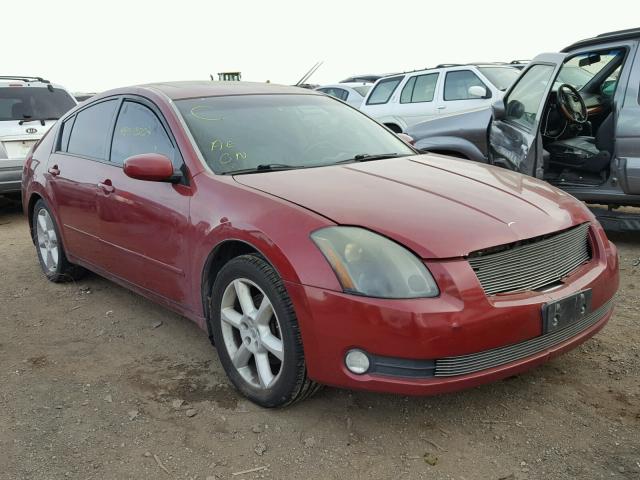 1N4BA41EX4C893389 - 2004 NISSAN MAXIMA SE RED photo 1