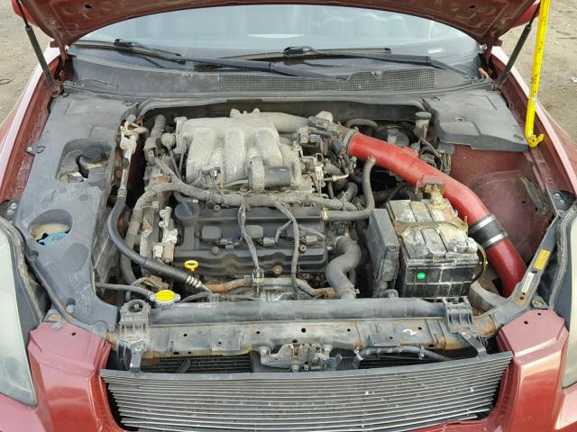 1N4BA41EX4C893389 - 2004 NISSAN MAXIMA SE RED photo 7