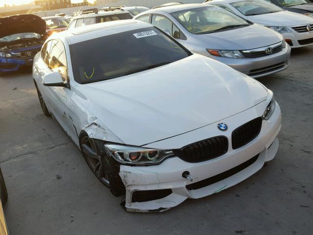 WBA3R1C56FK193345 - 2015 BMW 435 I WHITE photo 1