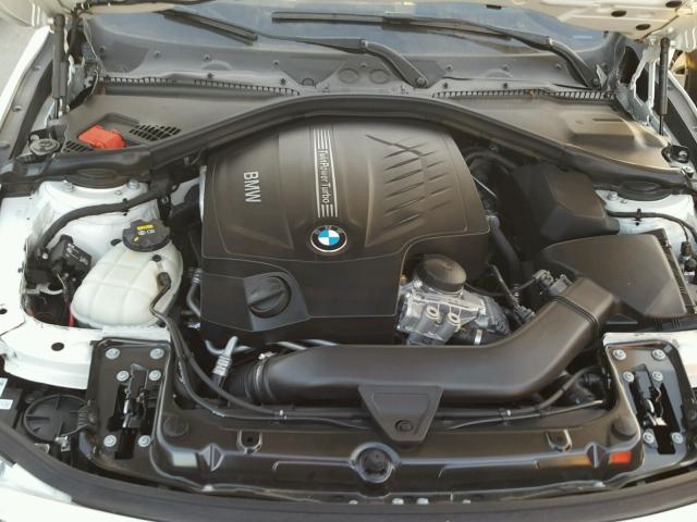 WBA3R1C56FK193345 - 2015 BMW 435 I WHITE photo 7