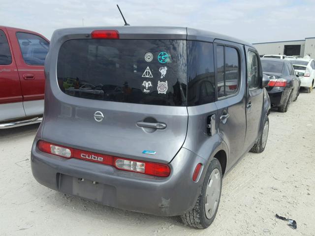 JN8AZ2KR2ET351178 - 2014 NISSAN CUBE S GRAY photo 4