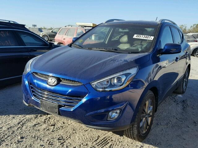 KM8JU3AG5FU964631 - 2015 HYUNDAI TUCSON LIM BLUE photo 2