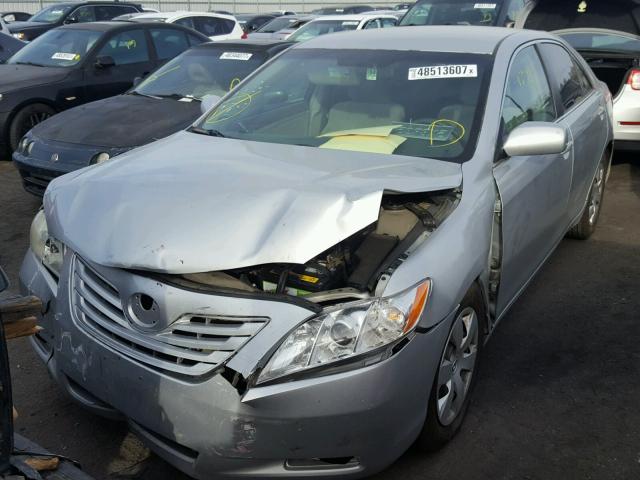 4T1BE46K37U098367 - 2007 TOYOTA CAMRY NEW SILVER photo 2