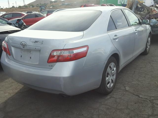 4T1BE46K37U098367 - 2007 TOYOTA CAMRY NEW SILVER photo 4