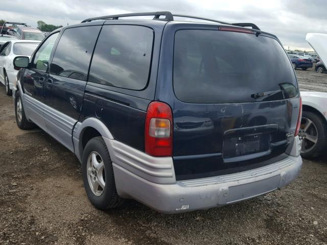 1GMDX03E01D147106 - 2001 PONTIAC MONTANA BLUE photo 3