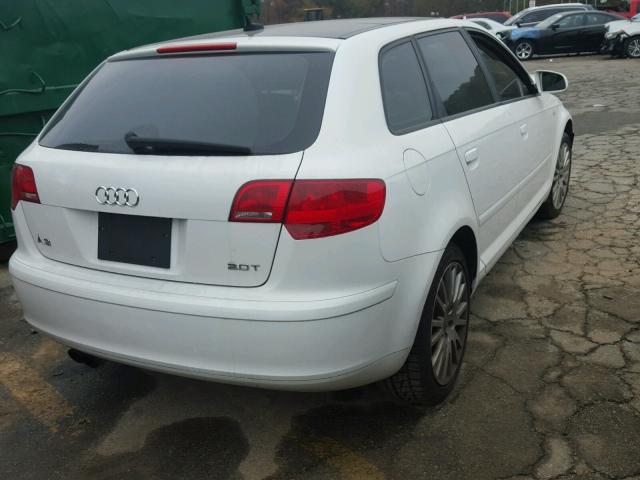 WAUNF78P67A195912 - 2007 AUDI A3 2.0 PRE WHITE photo 4