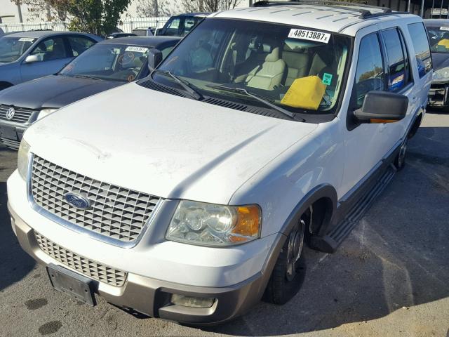 1FMPU17L33LB53947 - 2003 FORD EXPEDITION WHITE photo 2