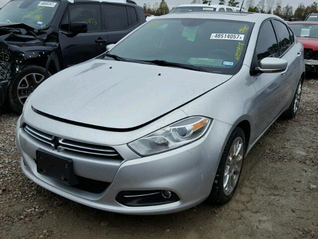 1C3CDFCA5DD210508 - 2013 DODGE DART LIMIT SILVER photo 2