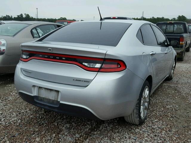 1C3CDFCA5DD210508 - 2013 DODGE DART LIMIT SILVER photo 4