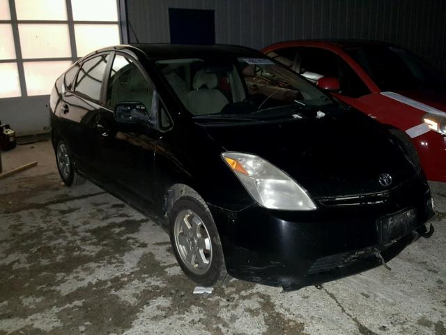 JTDKB20U040092296 - 2004 TOYOTA PRIUS BLACK photo 1