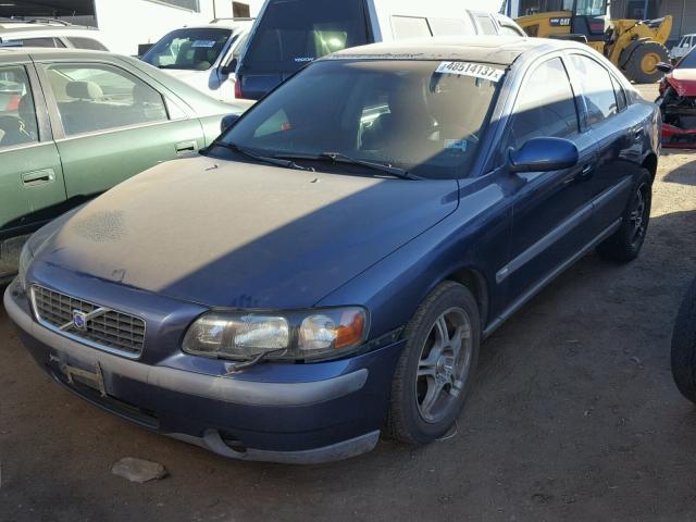 YV1RH58D222127838 - 2002 VOLVO S60 2.5T BLUE photo 2