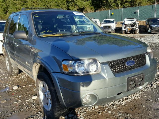 1FMCU96HX6KA79270 - 2006 FORD ESCAPE HEV GREEN photo 1