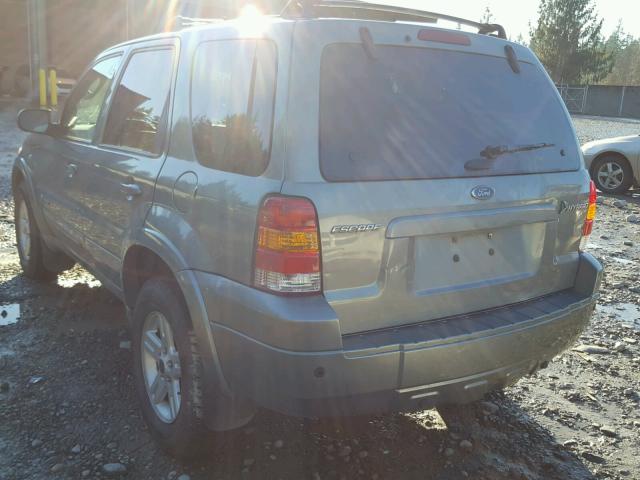 1FMCU96HX6KA79270 - 2006 FORD ESCAPE HEV GREEN photo 3