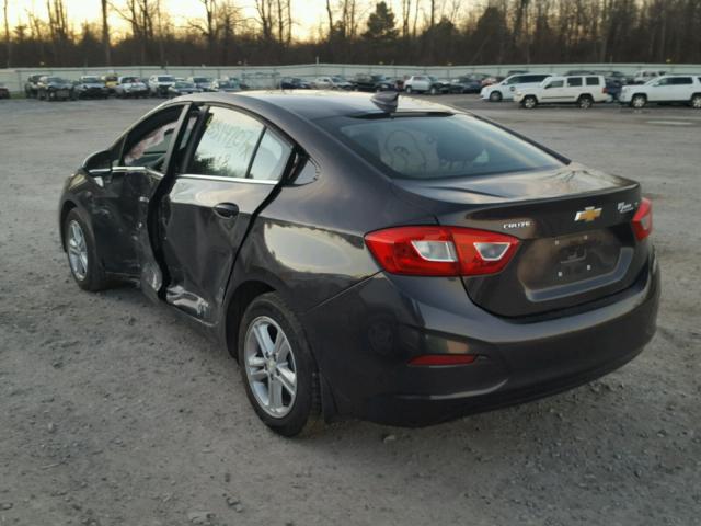 1G1BE5SM0H7248784 - 2017 CHEVROLET CRUZE LT BLACK photo 3