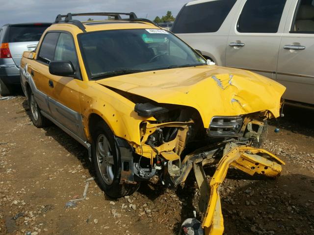 4S4BT62C436113635 - 2003 SUBARU BAJA SPORT YELLOW photo 1