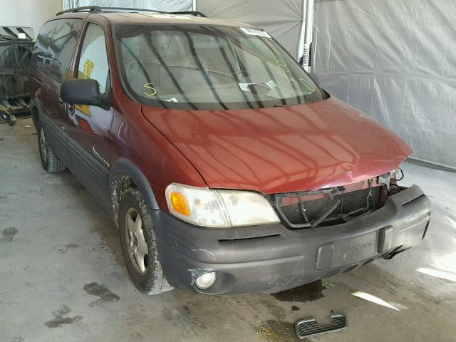 1GMDX03E7YD105428 - 2000 PONTIAC MONTANA BURGUNDY photo 1