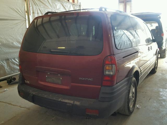 1GMDX03E7YD105428 - 2000 PONTIAC MONTANA BURGUNDY photo 4