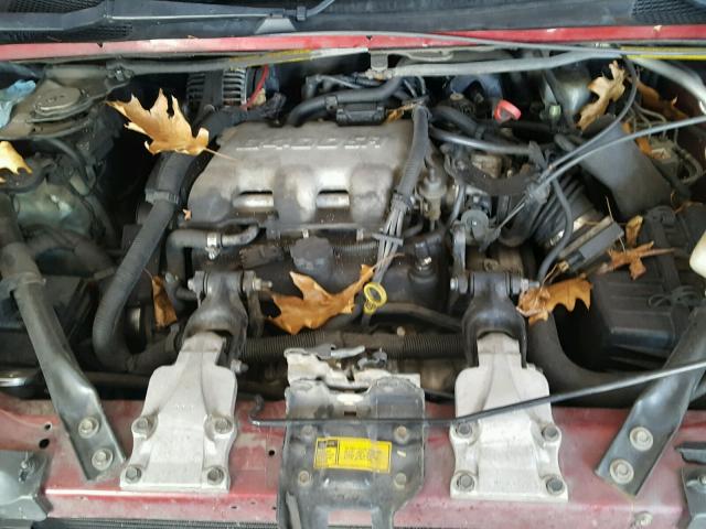 1GMDX03E7YD105428 - 2000 PONTIAC MONTANA BURGUNDY photo 7