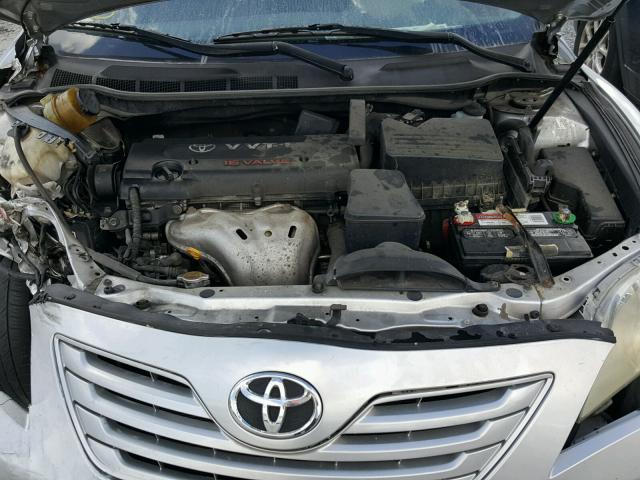 4T1BE46K19U292463 - 2009 TOYOTA CAMRY BASE SILVER photo 7